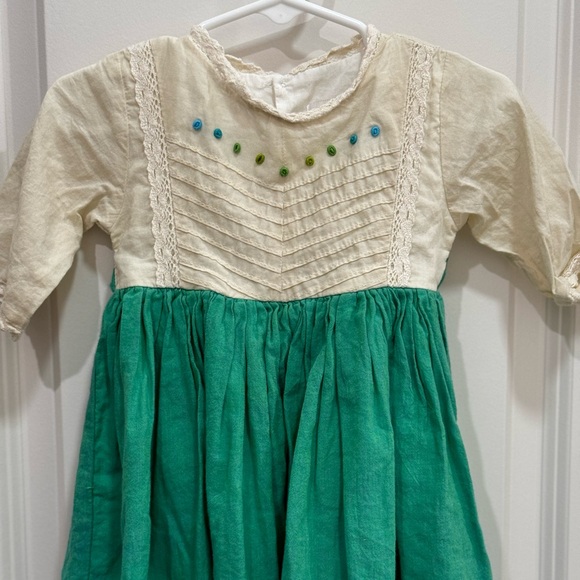 Well Dressed Wolf Green Victorian Dress 18m - Picture 1 of 4